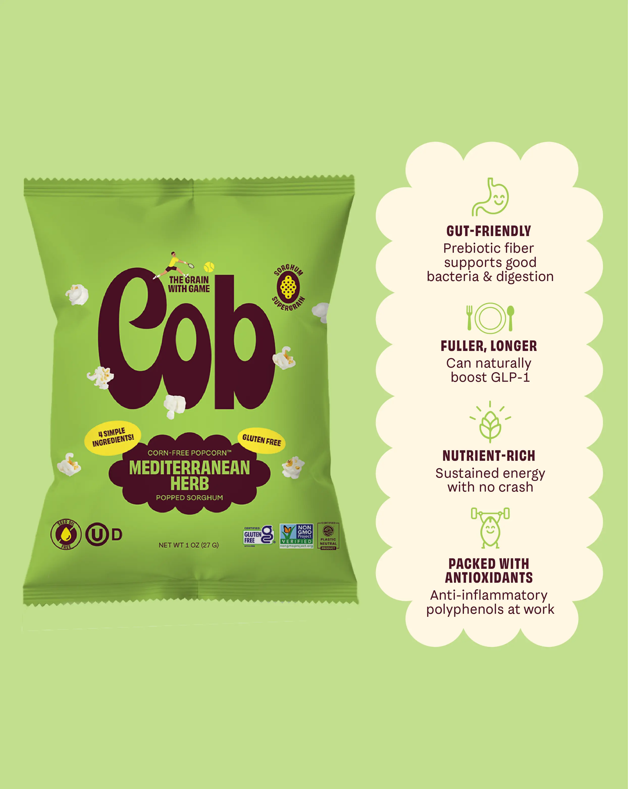 Mediterranean Herb Corn-Free Popcorn