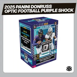 2025 Panini Donruss Optic Football Blaster Trading Cards Purple Shock LV
