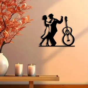 1pc Choreographic Line Metal Wall Art, Choreographic Line Statue Mural, Perfect for Dance Notation Studio, Movement Analysis Room, Kinetic Art Space Decor, Choreology Day Decor, Ideal Gift for Dance Notators
