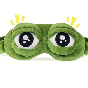 1pc/2pcs Trendy Adjustable Frog Eye Mask | Cute Aesthetic Dress Up Clothing & Uniform Accessory