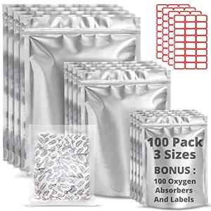 CT PrepLife Mylar bags, resealable Ziplock