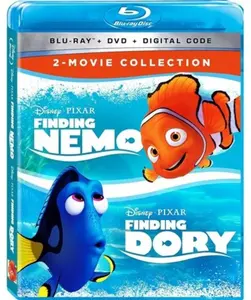 Finding Nemo / Finding Dora: 2-Movie Collection  [BLU-RAY MOVIE] Ac-3/Dolby Digital, Dolby, Dubbed, Subtitled