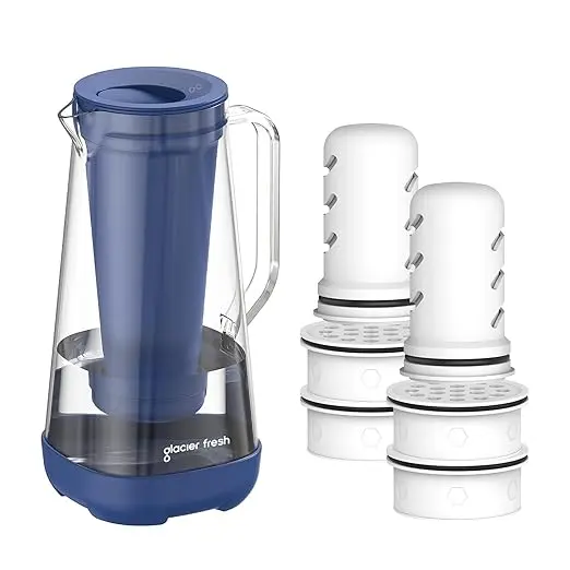 Blue  Pitcher+Filter