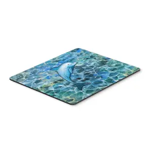 212 MAIN Dolphin Mouse Pad, 7.75"x9.25" Polyester, Heatproof, Permanently Dyed, Multi-Use Hot Pad/Trivet for Computers & Office Use