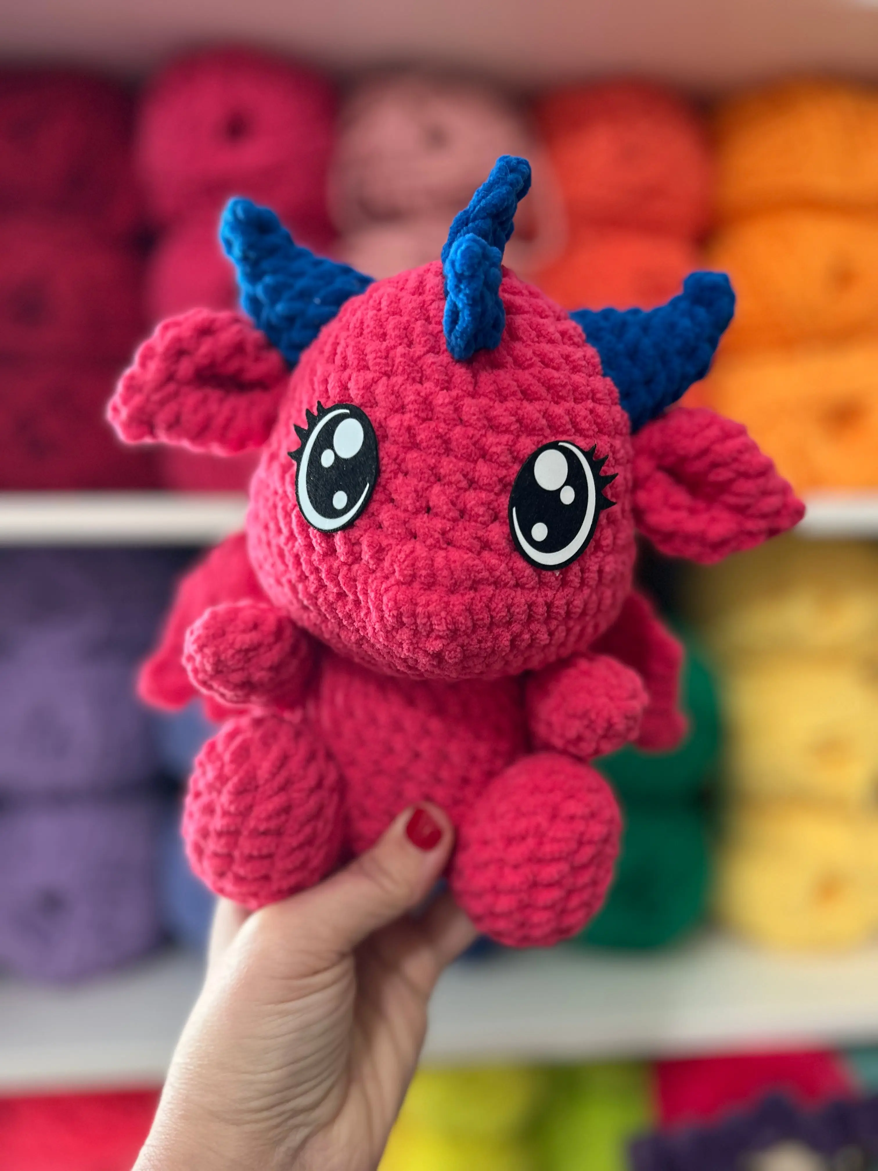 DRAGON - Aurora the Dragon - Handmade Fantasy Plush Toy