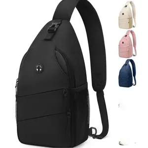 Crossbody Bags for Women Men Trendy Sling Bag Bakpack Casual Chest Bag with Convertible Shoulder Strap
