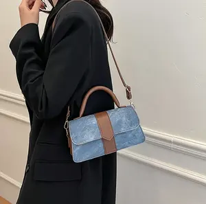 Casual Satchel Crossbody Bag - Adjustable Strap Top Handle Purse with Charm for Errands & Outings(with accessories)