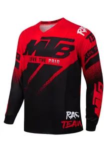 MTB Summer Quick-Dry Long Sleeve Shirt Racing Downhill Shirt MotocrosCross Country MTB Motorcycle Mountain Bike Endura Sports Jersey Clothes Maillot Ciclismo