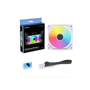 Lian-Li  Lian-Li Fan  140x142x25 Fluid Dynamic Bearing Fan, White