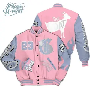 Dunkare 35Th Edition Varsity Jacket, G.O.A.T Full-Print Graphic Bomber, Matching Sneaker Streetwear Outfit Built For True Collectors
