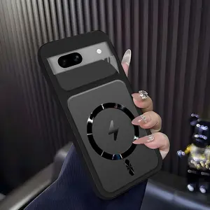 Lightning Bolt Design Gloss MagSafe Compatible Shockproof Protective Cover with Precision Magnet Ring for [Google Pixel 7a] 952