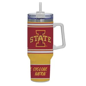 Iowa State Cyclones 40oz Rocky Slogan Tumbler