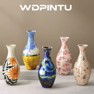 3D Puzzle Vase 160 Pieces, DIY Handcraft With Base & Cup, LED Light, – Unique Adult Crafts for Flower Arranging Art, Perfect Gift for Women, Mother’s Day & House Warming