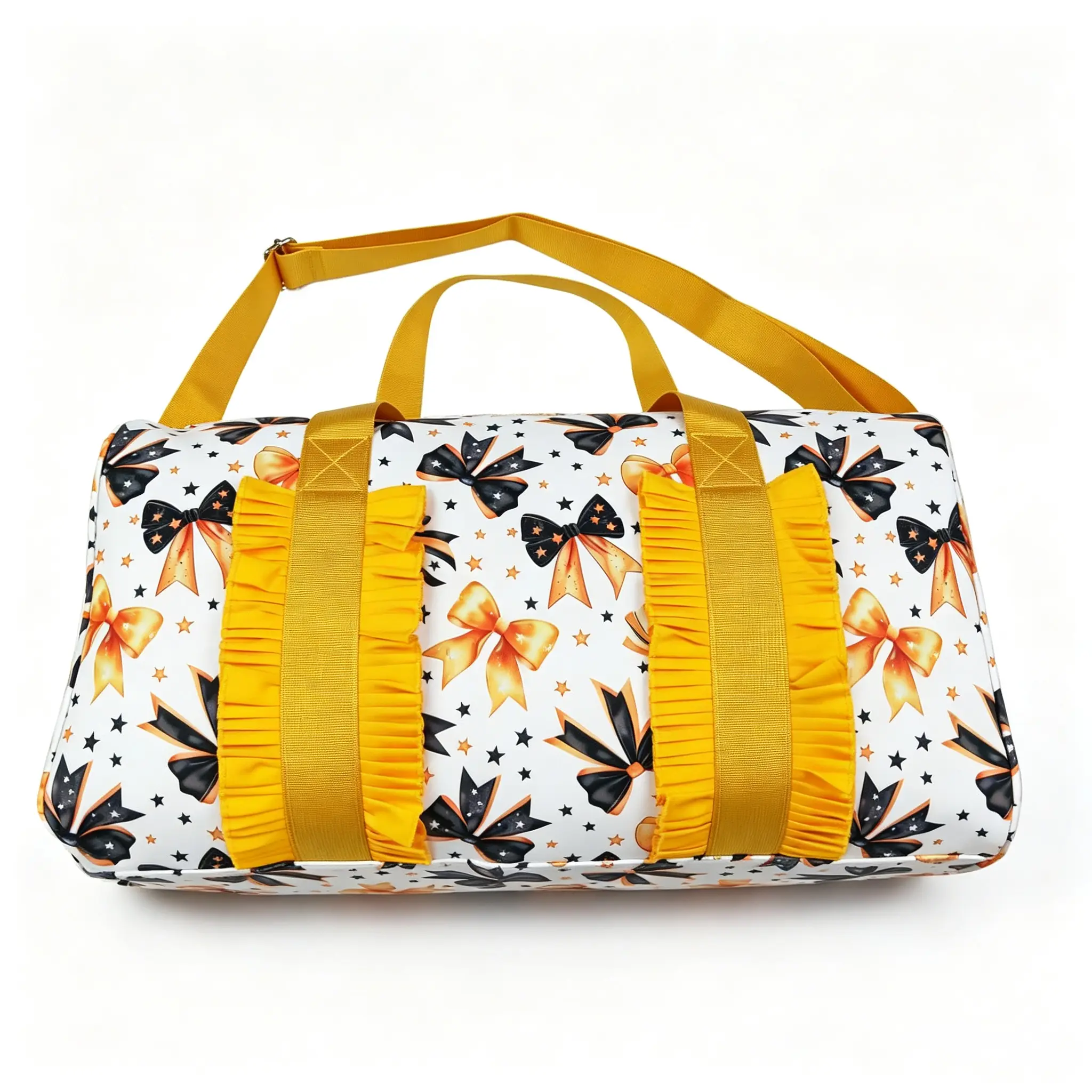 Halloween bow duffel bags women weekend travel bags