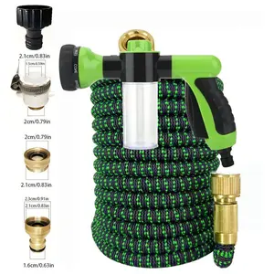 1pc Car Wash Hose Expandable Soft Tube High Pressure Non-Explosive Water Pipe Portable Garden Magic Stretch Hose