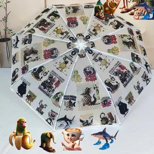 Mountain Sea Classic Rain Umbrella, Italian Design Enhances Cognitive Function & Imagination, Perfect for Halloween Christmas Birthdays