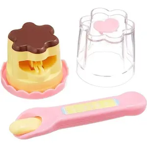 Jelly Strawberry Pudding Feeding Set – Role-Playing Early Education Toy, Simulated Japanese Kitchen Playset, Stress-Relieving Sensory Toy, Perfect Birthday Gift for Kids