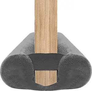 Door Draft Stopper for Doors 31-39" No Draft Stopper for Bottom of Door Draught Excluder Door Wind Blocker Noise Draught Excluder Sweep Sound(Grey)