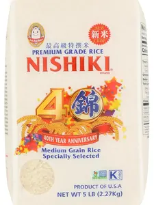Nishiki Medium Grain Rice, 80 Ounce Nishiki Medium Grain Rice, 80 Ounce