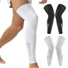 1Pair Full Leg Compression Sleeve Anti-slip Long Knee Support Leg Supporter Protect Leg for Men Women, Sports Leg Sleeves for Basketball Running Workout