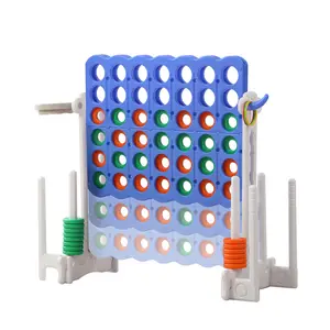 UNICOO Jumbo 4 in a Row Game | Adjustable Height 2.5-3.5 FT Outdoor Connect Four Game for Kids & Adults, Family & Gatherings Design Fun