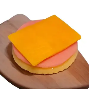 Realistic Cheese and Crackers Phone Grip, Ham and Cheese Phone Grip, Phone Mount, MagSafe Option Available Magnetic Stand Smartphone Cellphone Resin Durable Metal