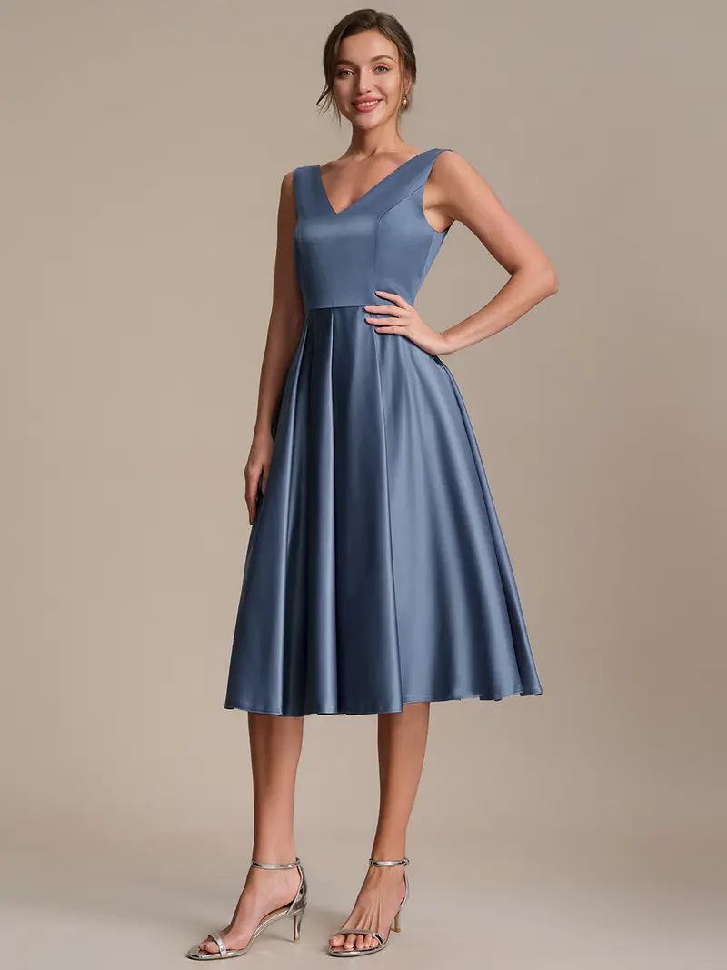 dress satin bridesmaid - TikTok Shop