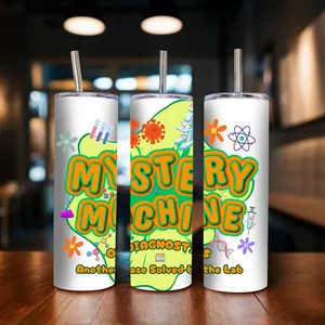 Custom 20oz tumbler Lab week 2025 Mystery Machine of Diagnostics, Med tech, Lab
