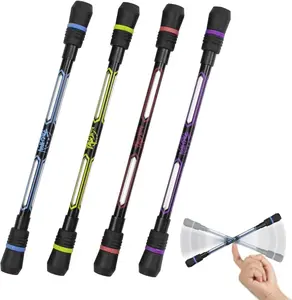 XIANNV 4 count Pen Spinning Cool Spinning Pens Stationery SetPen Spinner for Girls Boys  Teens Student , Black Ink, 0.5 mm