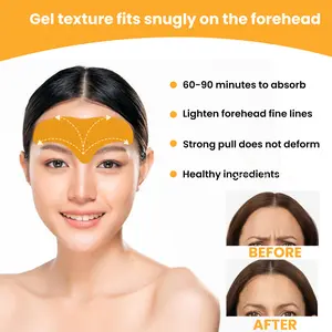 EELHOE Forehead Wrinkle Patch, Lifts Lightens And Smooths Forehead Wrinkles Facial Skin Forehead Patch