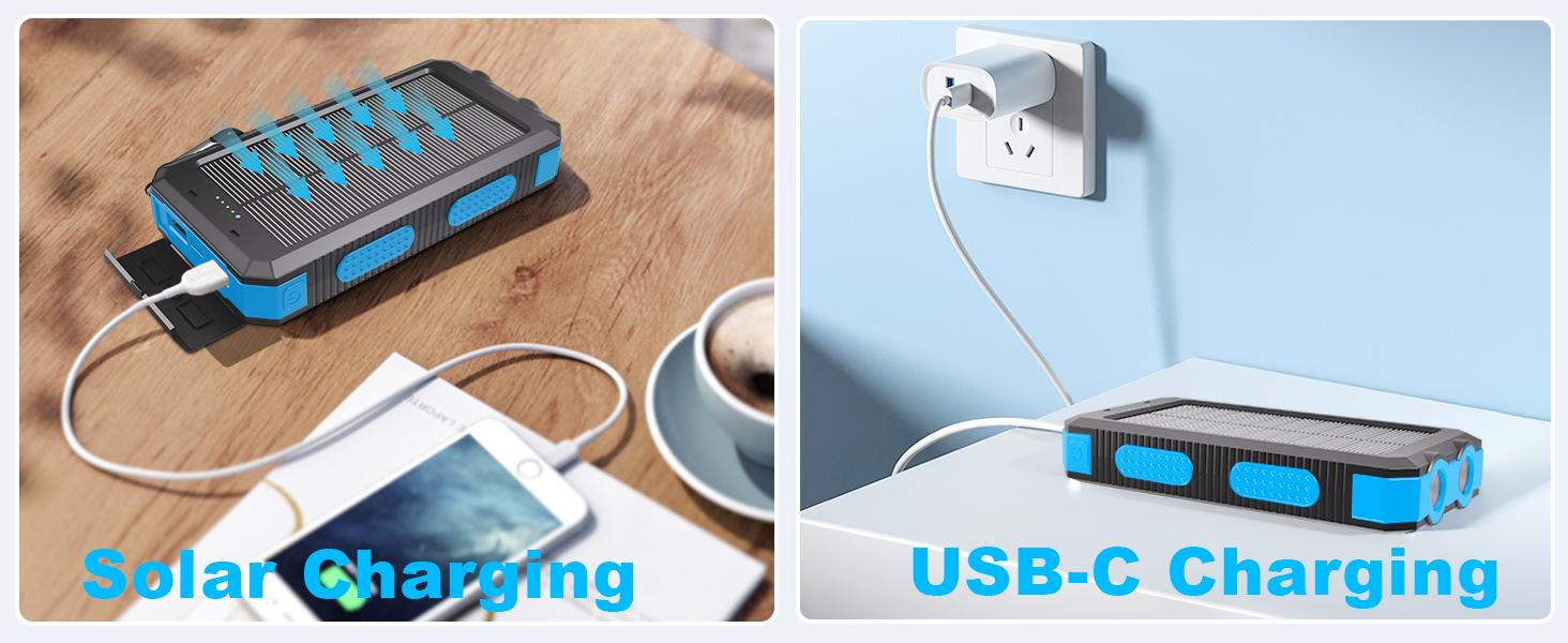 Solar Charger Power Bank 20000mAh, Portable Charger, 4 Cables 3 Ports Fast Charging External Battery Pack with USB C for Cell Phones, Solar Panel Charger with Dual Flashlight for Camping power bank power bank charger battery power bank Waterproof Compass, Solar Charger Power Bank 20000mAh, Portable Charger, 4 Cables 3 Ports Fast Charging External Battery Pack with USB C for Cell Phones, Solar Panel Charger with Dual Flashlight for Camping power bank power bank charger battery power bank Waterproof Compass,