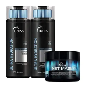 TRUSS Ultra Hydration Conditioner and Shampoo Set Bundle with Net Hair Mask