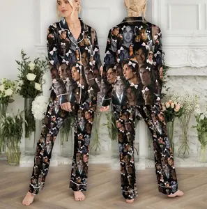 Vampire Diaries Pajamas for Couples & Family, Kid & Adult Matching Sleepwear, Halloween Xmas Outfit