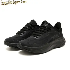 All-Black Cloud Cushion Running Shoes – Breathable Engineered Mesh Upper, Ultra-Soft Foam Midsole & Durable Rubber Outsole, Unisex Lightweight Trainers for Daily Walks & Gym Sessions