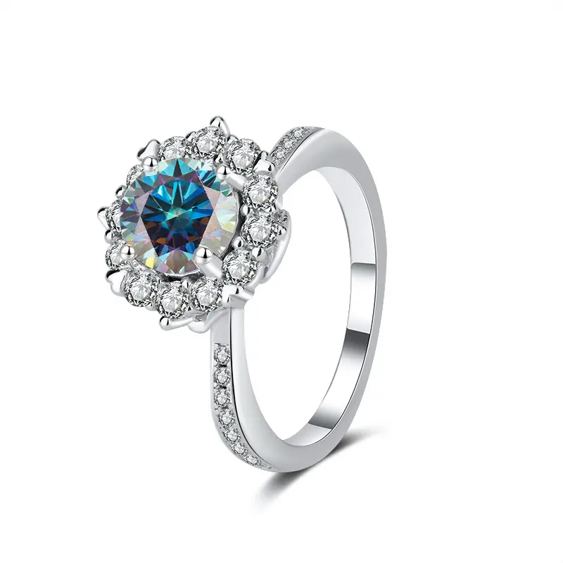 1 carat Colorful Blue Mozambique Diamond