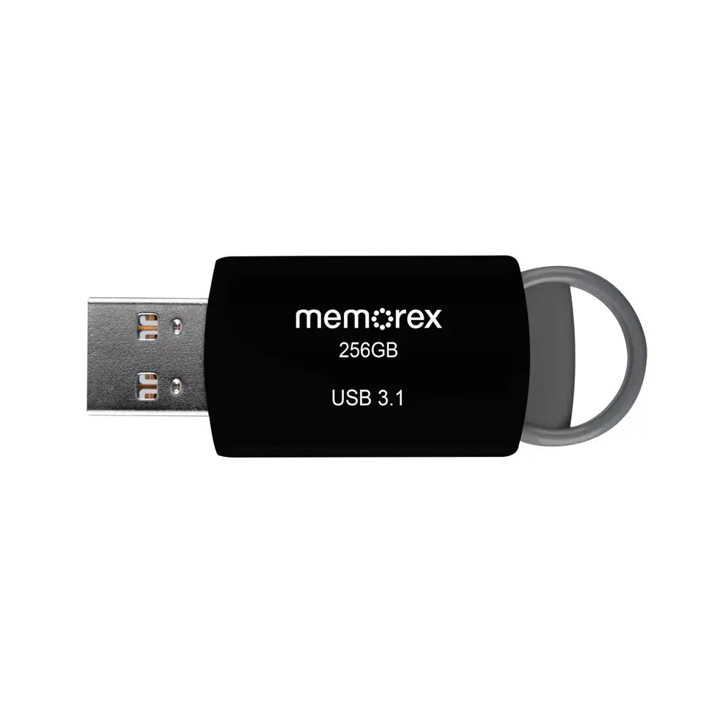 Memorex USB 3.1 Lightweight Fast Transfer Black 256GB Memorex USB 3.1 Lightweight Fast Transfer Black 256GB