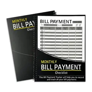 Efficient Finance Organizer Notebook, Monthly Bill Payment Tracker, 8.5x11 Inch, 108 Pages, Premium Paper, Money Management Checklist