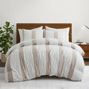 PEACENEST 3-Pieces Duvet Cover Set