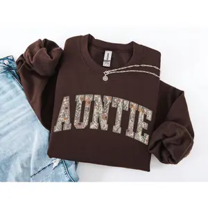 Auntie Sweatshirt, Aunt Sweater, Floral Auntie Sweater, New Aunt Gift, Pregnancy Announcement, Gift for Aunt, Pregnancy Reveal to Aunt