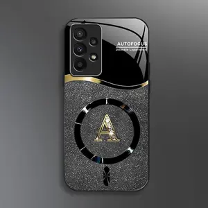 Suitable for [Galaxy A53 5g] high-end MagSafe phone case🥰，Choose from any of the 26 letters， Minimalist, premium design—drop-resistant and fingerprint-proof YM99