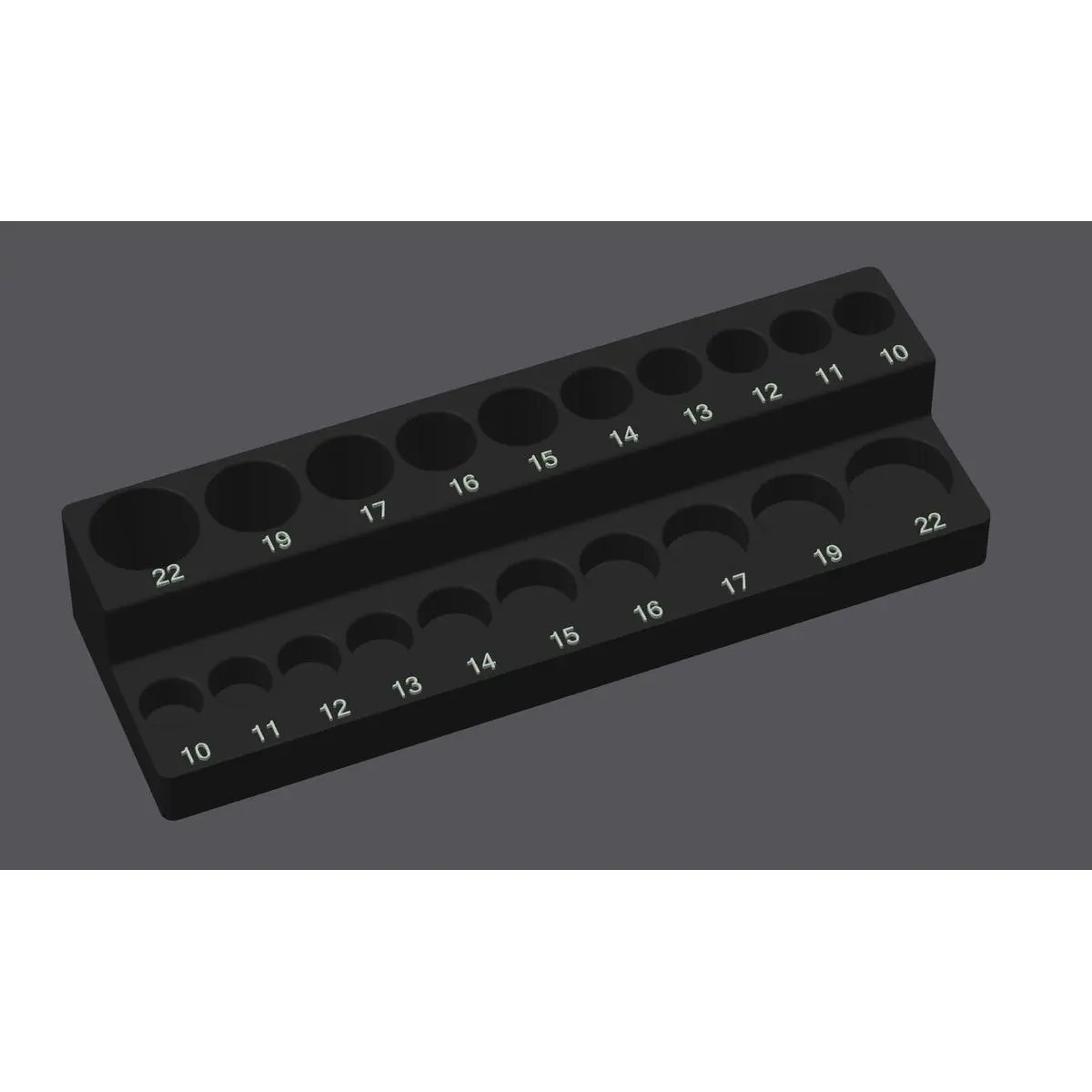 Harbor Freight Pittsburgh Pro 3/8&Quot; Metric Chrome Socket Set, 10-Piece Deep/Shallow Organizer