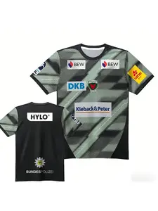 New 2026-25 Men's Füchse Berlin Handball T-shirt Kids Sportwear Oversized Training Handball Match Br