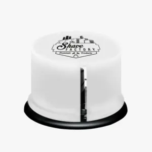 The Shave Factory Neck Strip Dispenser, Neck Strips Case, Neck Covering Paper Case Container, White