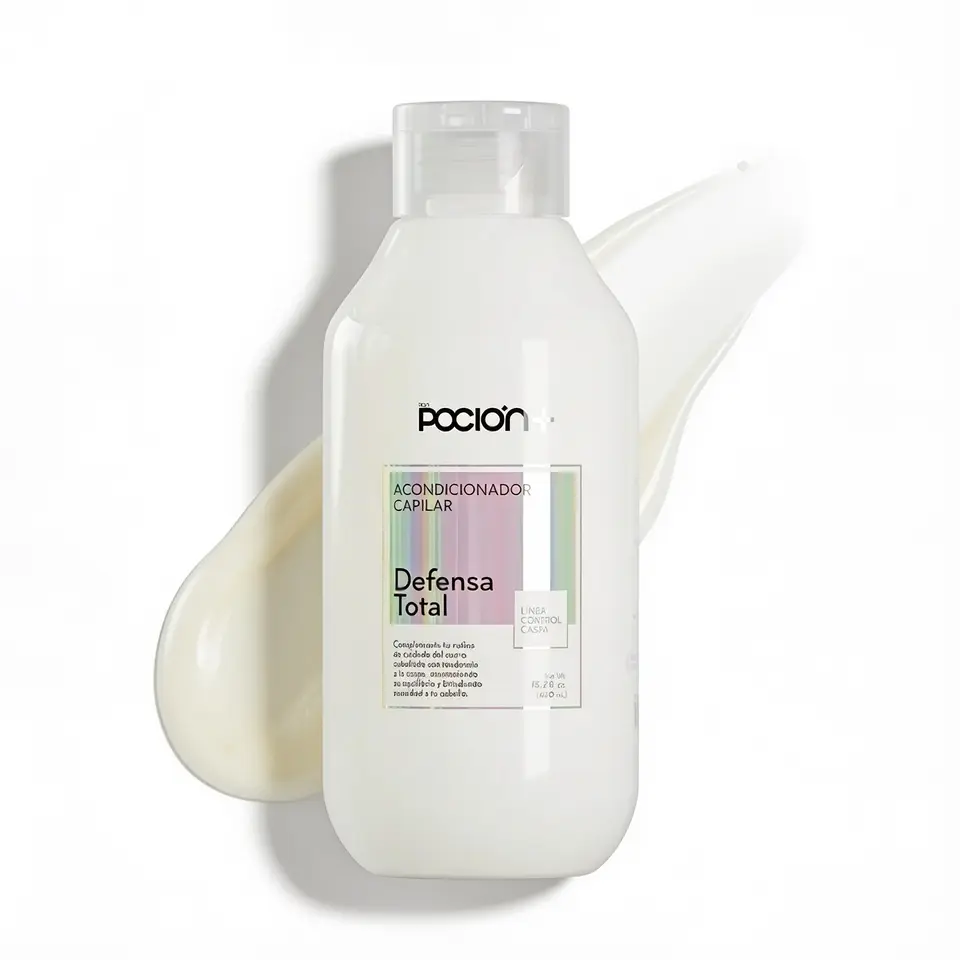 La Pocion Control Caspa Nat Hydrating Anti-Dandruff Haircare Conditioner - Lightweight Detangling Formula for Dry/Oily Scalp, Itchy Scalp Relief, Reduces Flaking, Restores Comfort, Flexible Use Post-Shampoo