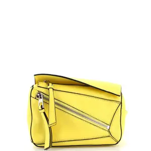 Pre-owned Loewe material Belt Bags Puzzle Bumbag Leather Mini by Rebag