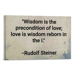 Rudolf Steiner Quotes Poster Canvas Wall Art For Room Aesthetic And Decor 11 Canvas Poster Bedroom Decor Sports Landscape Office Room Decor Gift Frames Ornaments Decoration Artistic Print Photo