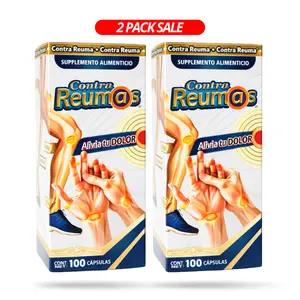 (2 PACK) CONTRA REUMAS KING - 200 caps Daily Supplement Healthcare Vitamin Dietary Fitness Edible Tablet
