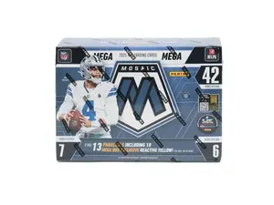2025 Mosaic Football Mega Box (Orange Box Blue Reactives)