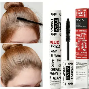 2-Pack Hair Styling Rods, Anti-Frizz Control Cream Stick, Non-Greasy Fringe Shaping Tool, Strong Hold Flyaway & Curl Fixer, Haircare