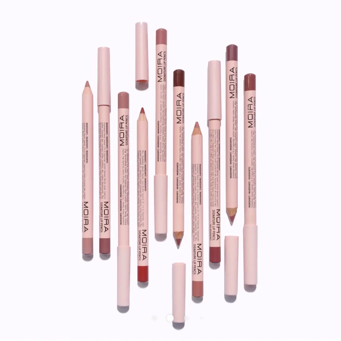 Moira Signature lip Pencil Long-lasting Eyeliner Lipliner Makeup Blend Brush Lipstick